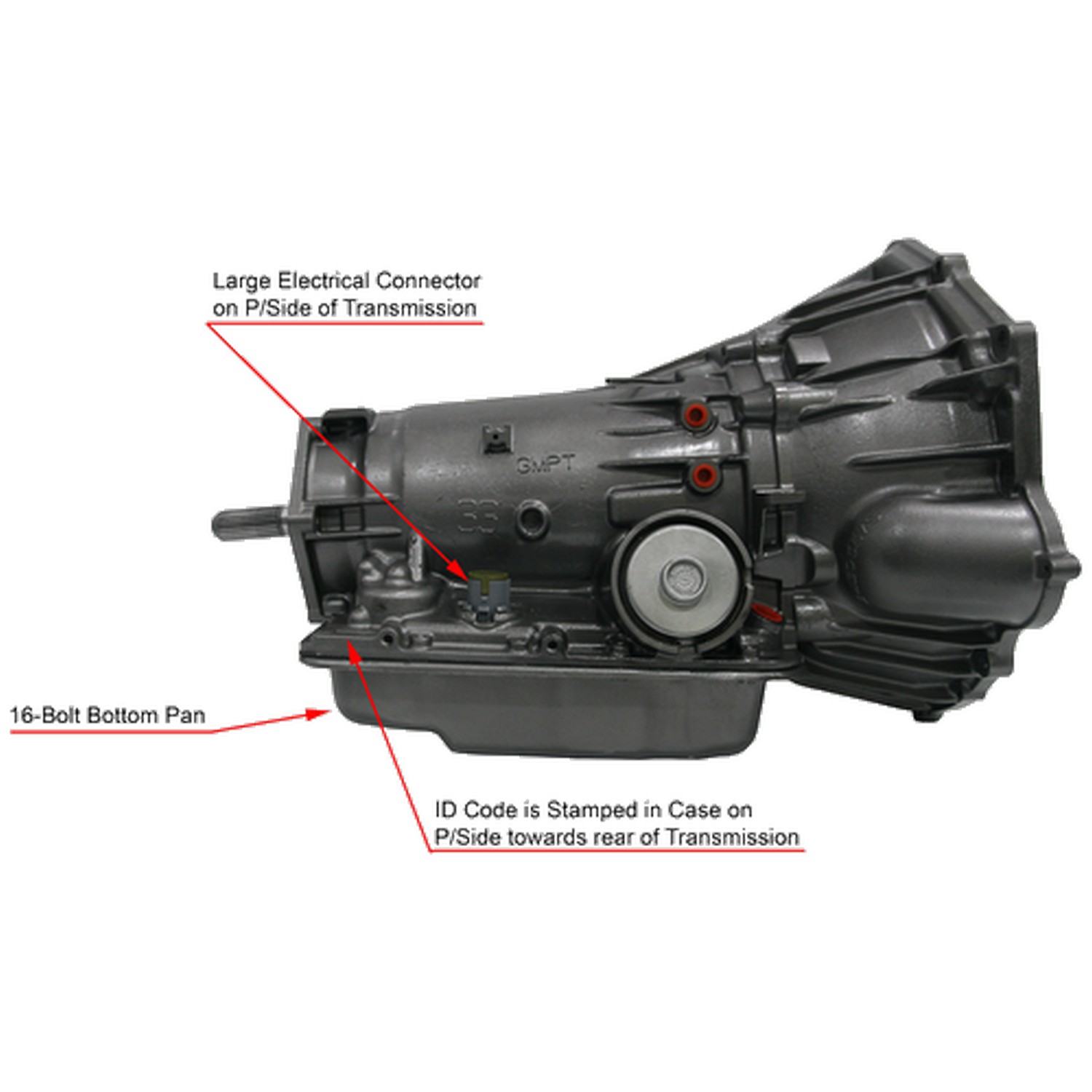 Moveras Pro M00746P Remanufactured 4L60E Automatic Transmission Assembly
